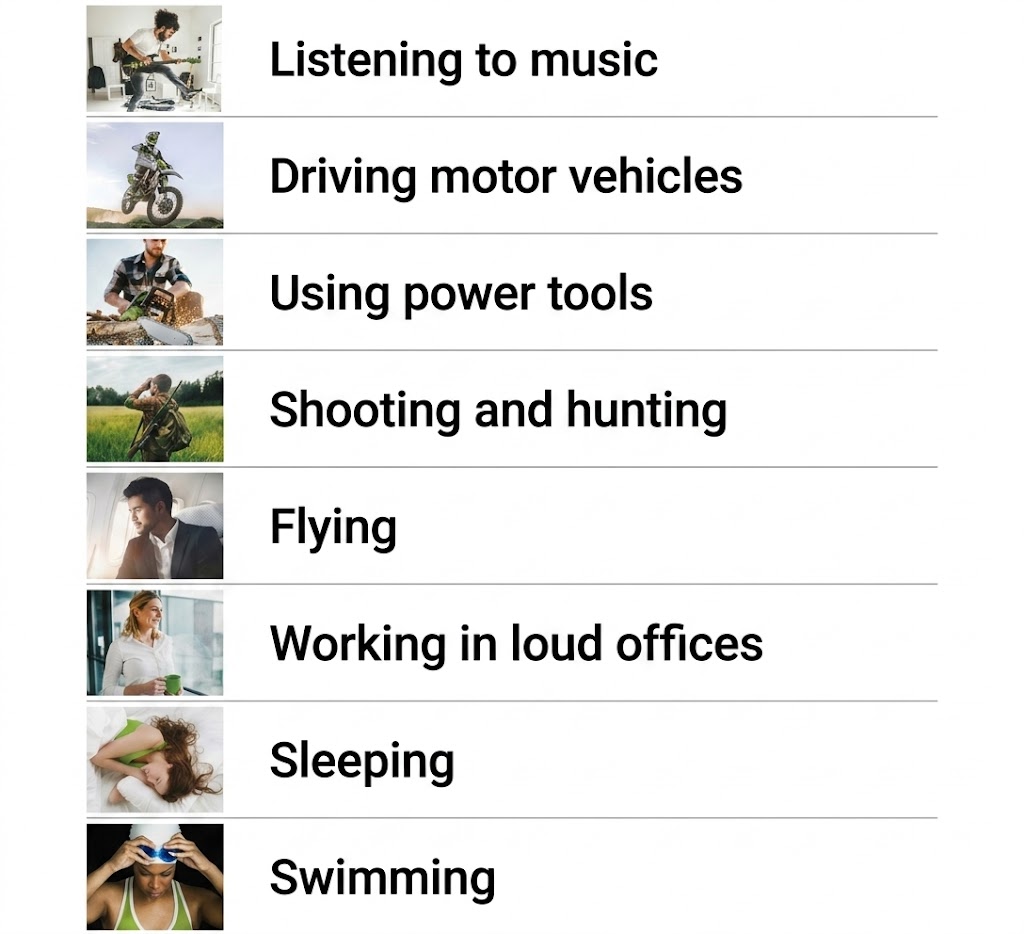 Activities for custom hearing protection